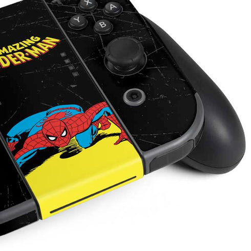 Marvel Classic Comics The Amazing Spider-Man Nintendo Switch (2017-2021) Joy-Con Controller Skin