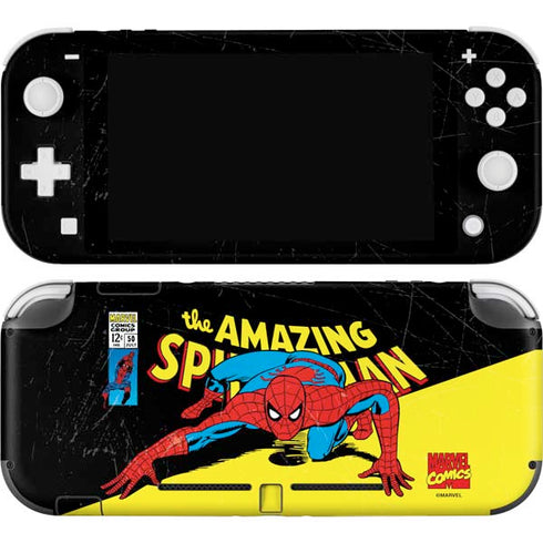 Marvel Classic Comics The Amazing Spider-Man Nintendo Switch Lite Skin