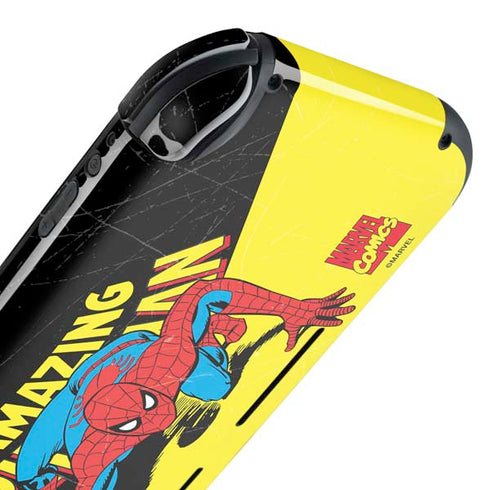 Marvel Classic Comics The Amazing Spider-Man Nintendo Switch Lite Skin