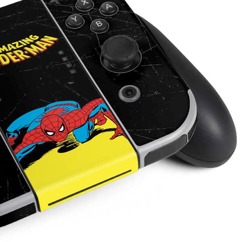 Marvel Classic Comics The Amazing Spider-Man Nintendo Switch OLED (2021) Skin