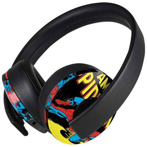 Marvel Classic Comics The Amazing Spider-Man PlayStation 4 Gold Wireless Headset Skin