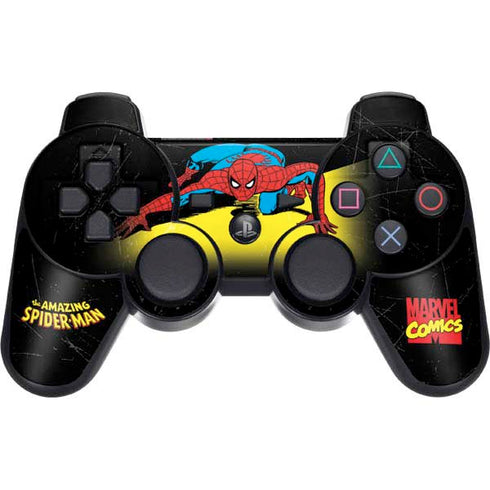 Marvel Classic Comics The Amazing Spider-Man PS3 Dual Shock wireless controller Skin