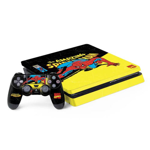 Marvel Classic Comics The Amazing Spider-Man PS4 Slim Bundle Skin