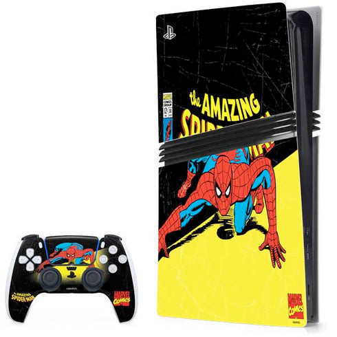 Marvel Classic Comics The Amazing Spider-Man PlayStation PS5 Skins