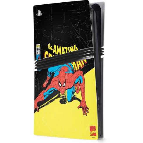 Marvel Classic Comics The Amazing Spider-Man PS5 Pro Console Skin