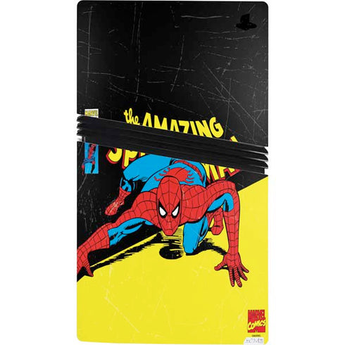 Marvel Classic Comics The Amazing Spider-Man PS5 Pro Console Skin
