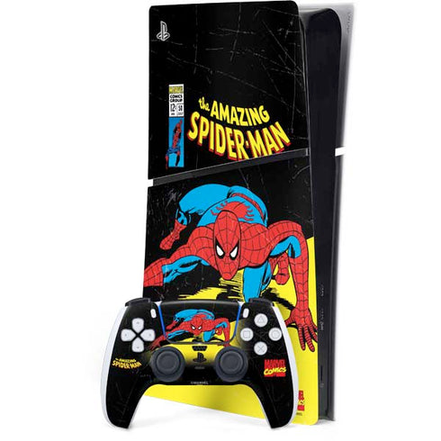 Marvel Classic Comics The Amazing Spider-Man PlayStation PS5 Skins