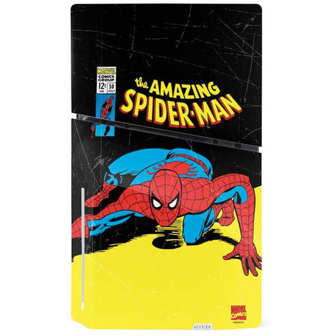 Marvel Classic Comics The Amazing Spider-Man PS5 Slim Disk Console Skin