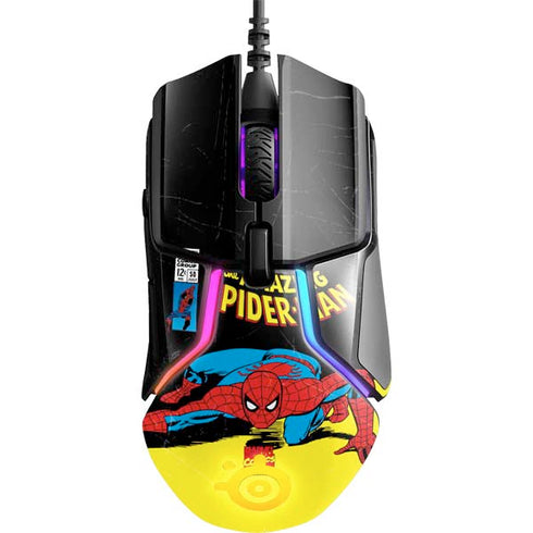 Marvel Classic Comics The Amazing Spider-Man SteelSeries Rival 600 Gaming Mouse Skin