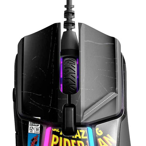 Marvel Classic Comics The Amazing Spider-Man SteelSeries Rival 600 Gaming Mouse Skin