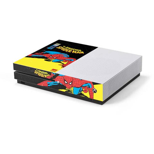 Marvel Classic Comics The Amazing Spider-Man Xbox One S Console Skin