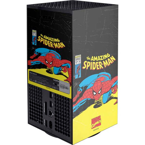 Marvel Classic Comics The Amazing Spider-Man XBox Series X Digital Edition Console Skin