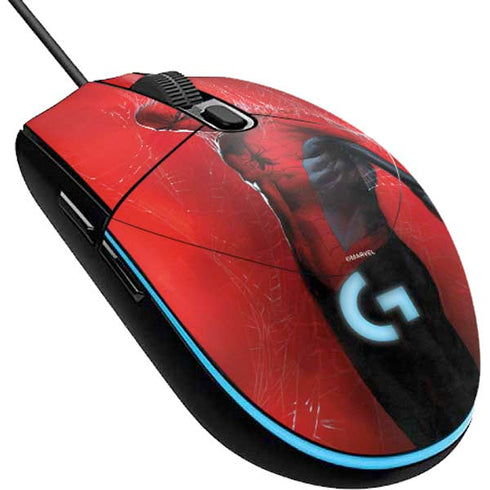 Marvel Spiderman The Amazing Spiderman G203 Prodigy RGB Wired Gaming Mouse Skin