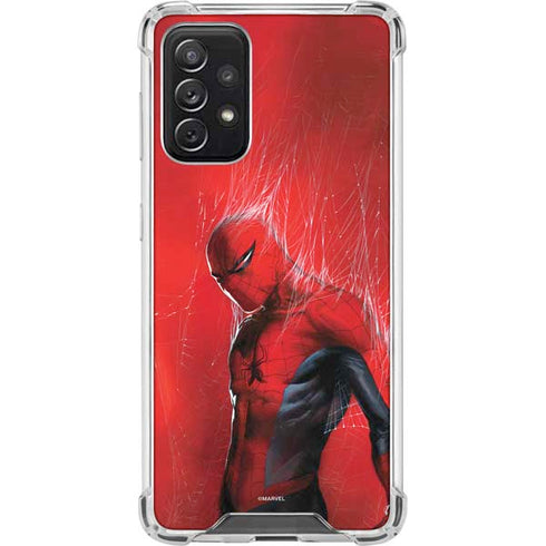 Marvel Spiderman The Amazing Spiderman Galaxy A72 5G Clear Case