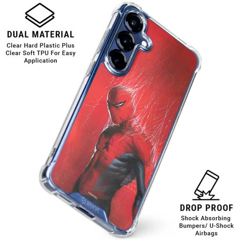 Marvel Spiderman The Amazing Spiderman Galaxy S25 Plus Clear Case