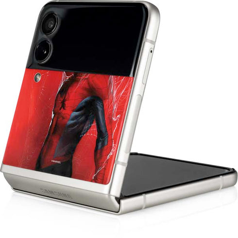 Marvel Spiderman The Amazing Spiderman Galaxy Z Flip3 5G Skin