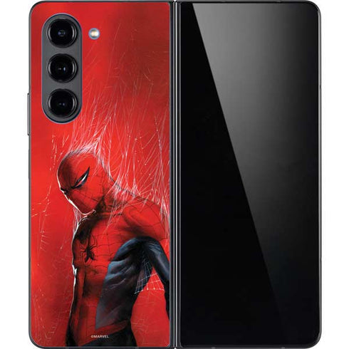 Marvel Spiderman The Amazing Spiderman Galaxy Z Fold5 5G Skin
