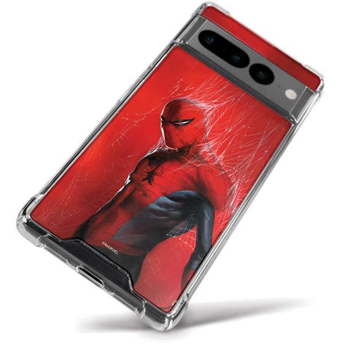 Marvel Spiderman The Amazing Spiderman Google Pixel 7 Pro Clear Case