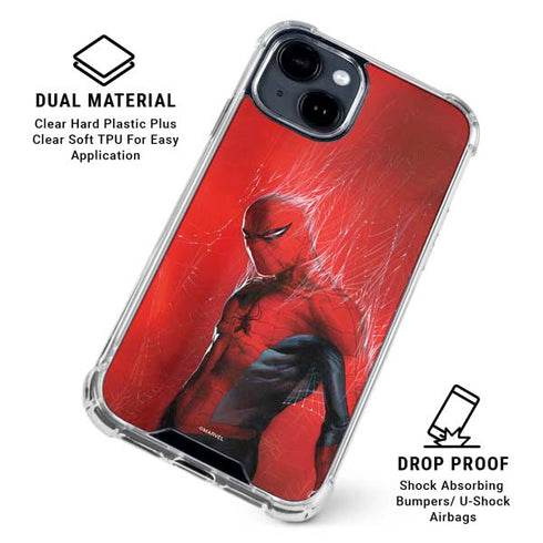 Marvel Spiderman The Amazing Spiderman iPhone 14 Plus Clear Case