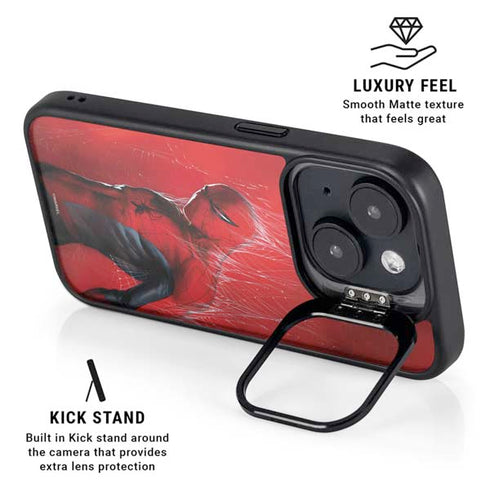 Marvel Spiderman The Amazing Spiderman iPhone 15 Plus Kickstand Case