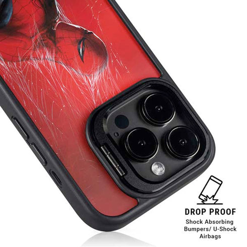 Marvel Spiderman The Amazing Spiderman iPhone 15 Pro Kickstand Case