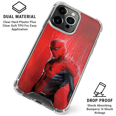 Marvel Spiderman The Amazing Spiderman iPhone 15 Pro Max Clear Case