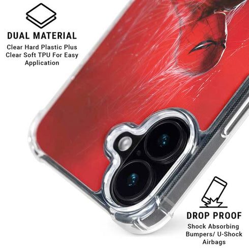 Marvel Spiderman The Amazing Spiderman iPhone 16 Clear Case
