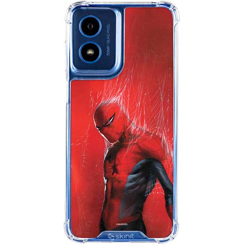 Marvel Spiderman The Amazing Spiderman Moto G 5G (2024) Clear Case