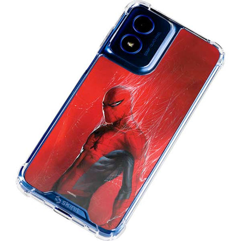 Marvel Spiderman The Amazing Spiderman Moto G 5G (2024) Clear Case