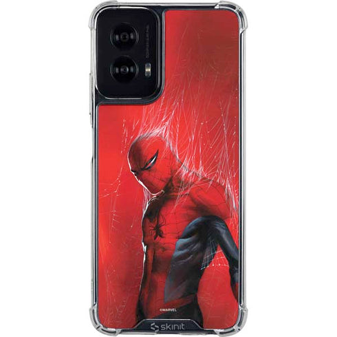 Marvel Spiderman The Amazing Spiderman Moto G Power 5G (2024) Clear Case