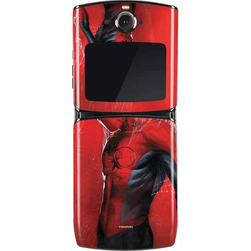 Marvel Spiderman The Amazing Spiderman Motorola RAZR Skin