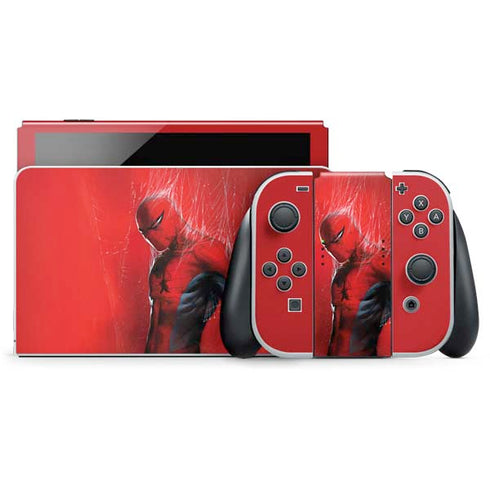 Marvel Spiderman The Amazing Spiderman Nintendo Switch OLED (2021) Skin