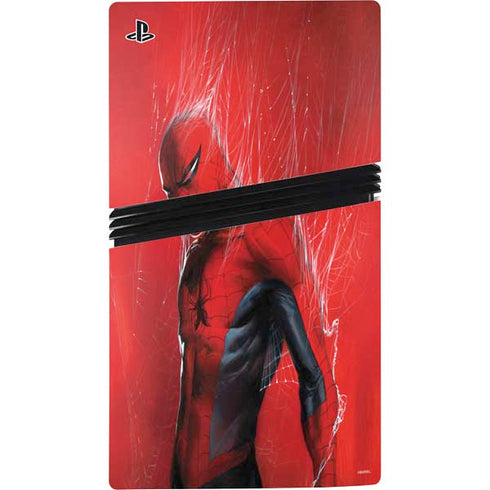 Marvel Spiderman The Amazing Spiderman PS5 Pro Disk Console Skin