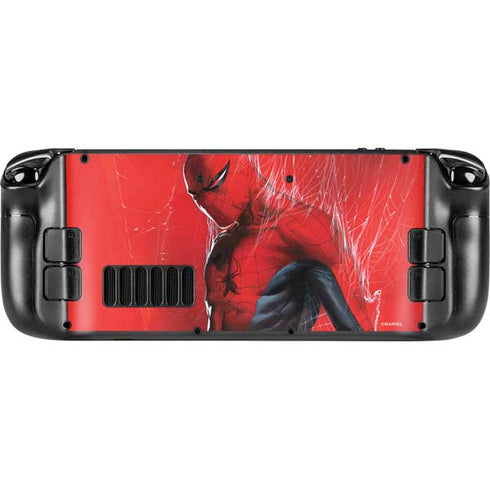 Marvel Spiderman The Amazing Spiderman Steam Deck Handheld Gaming Computer OLED Skin