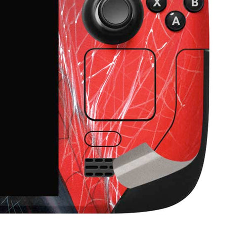 Marvel Spiderman The Amazing Spiderman Steam Deck Handheld Gaming Computer OLED Skin