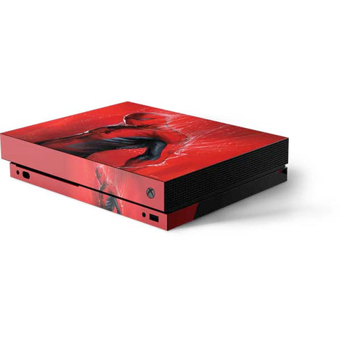 Marvel Spiderman The Amazing Spiderman Xbox One X Console Skin
