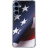 The American Flag Galaxy A35 5G Clear Case