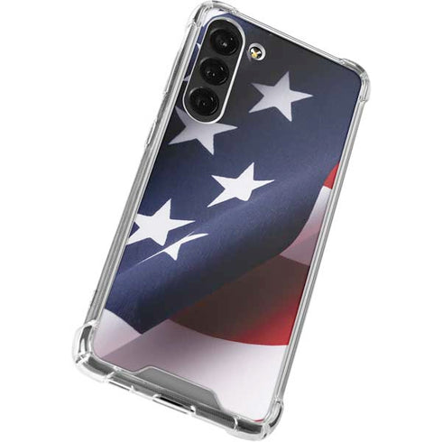 The American Flag Galaxy S24 FE Clear Case