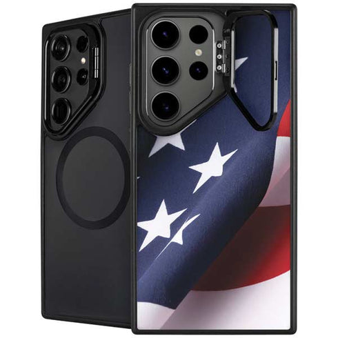The American Flag Galaxy S25 Ultra Kickstand Case