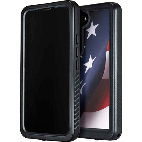 The American Flag Galaxy S24 Waterproof Case