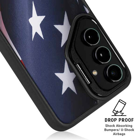 The American Flag Galaxy S25 FE Kickstand Case