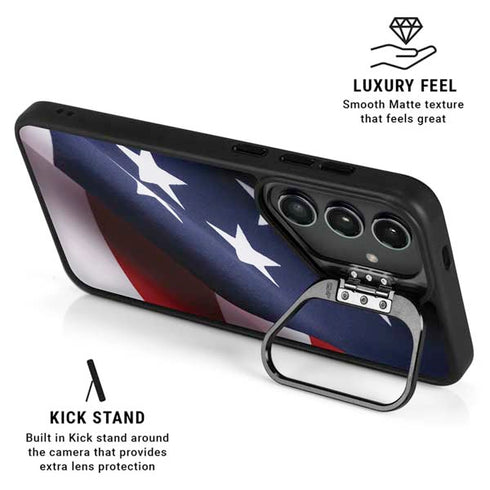 The American Flag Galaxy S26 Plus Kickstand Case