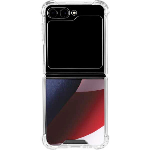 The American Flag Galaxy Z Flip6 Clear Case