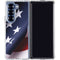 The American Flag Galaxy Z Fold6 Clear Case