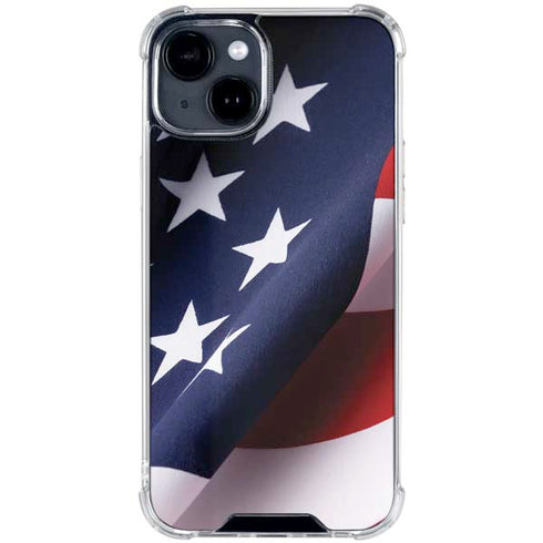 The American Flag iPhone 15 Clear Case