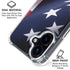The American Flag iPhone 16 Plus Clear Case