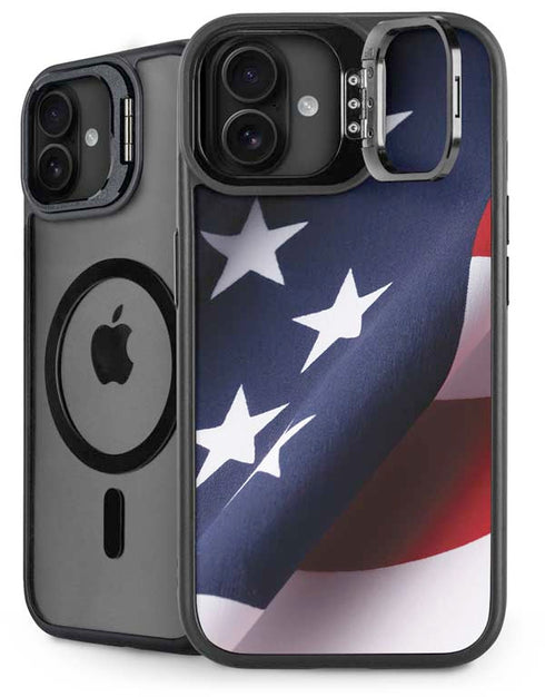 The American Flag iPhone 16 Plus Kickstand Case