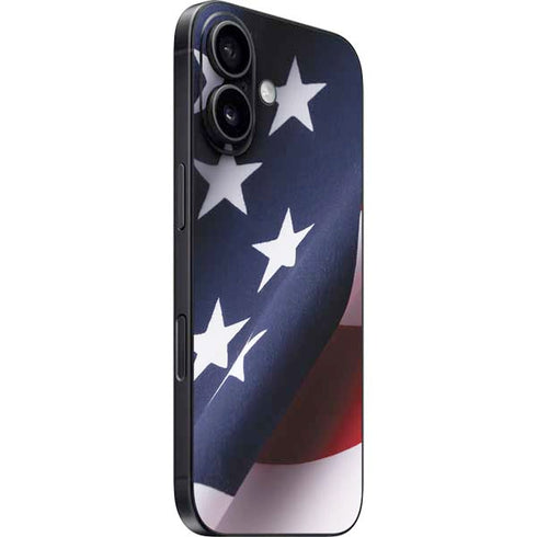The American Flag iPhone 16 Plus Skin