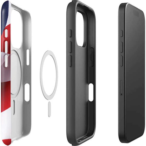 The American Flag iPhone 16 Pro Magsafe Impact Case