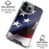 The American Flag iPhone 16 Pro Max Clear Case